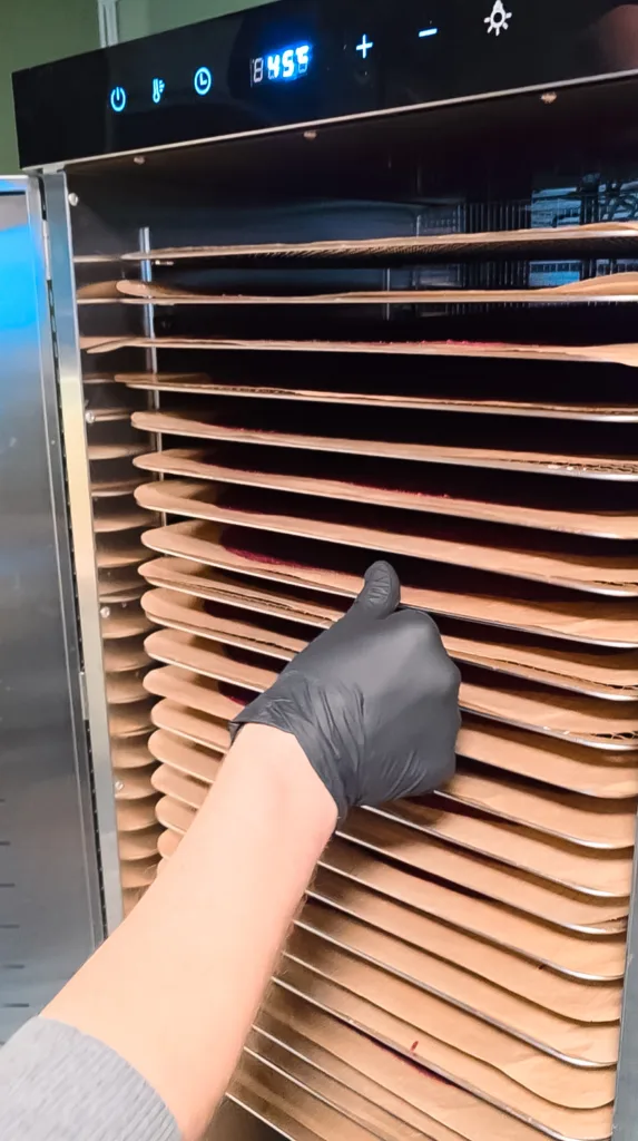 marjarullide kuivatamine