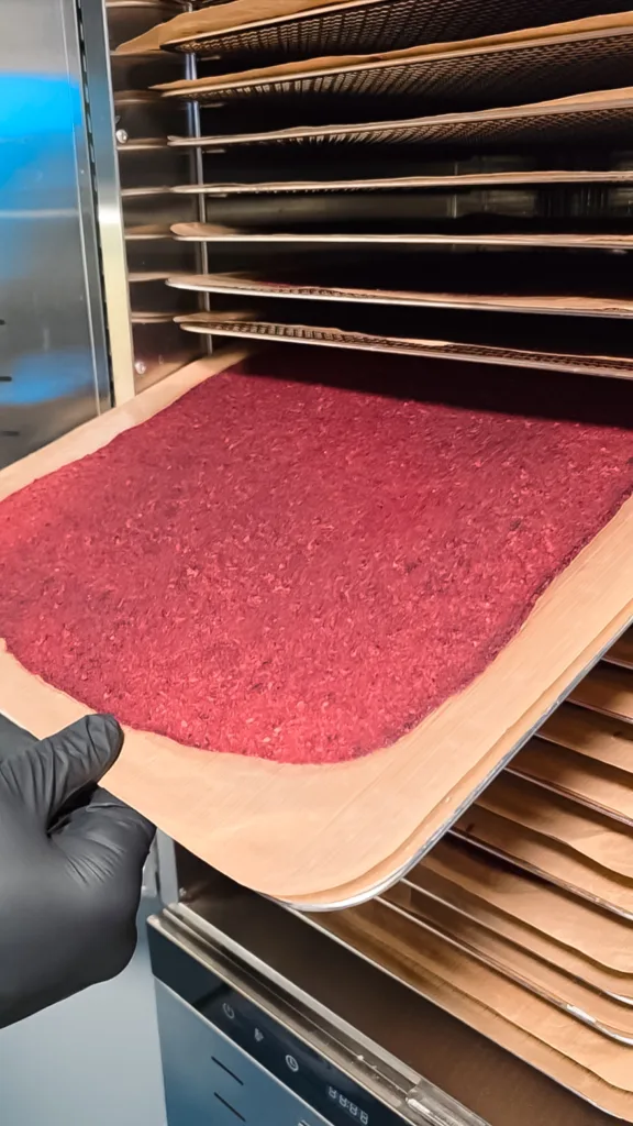 marjarullide kuivatamine